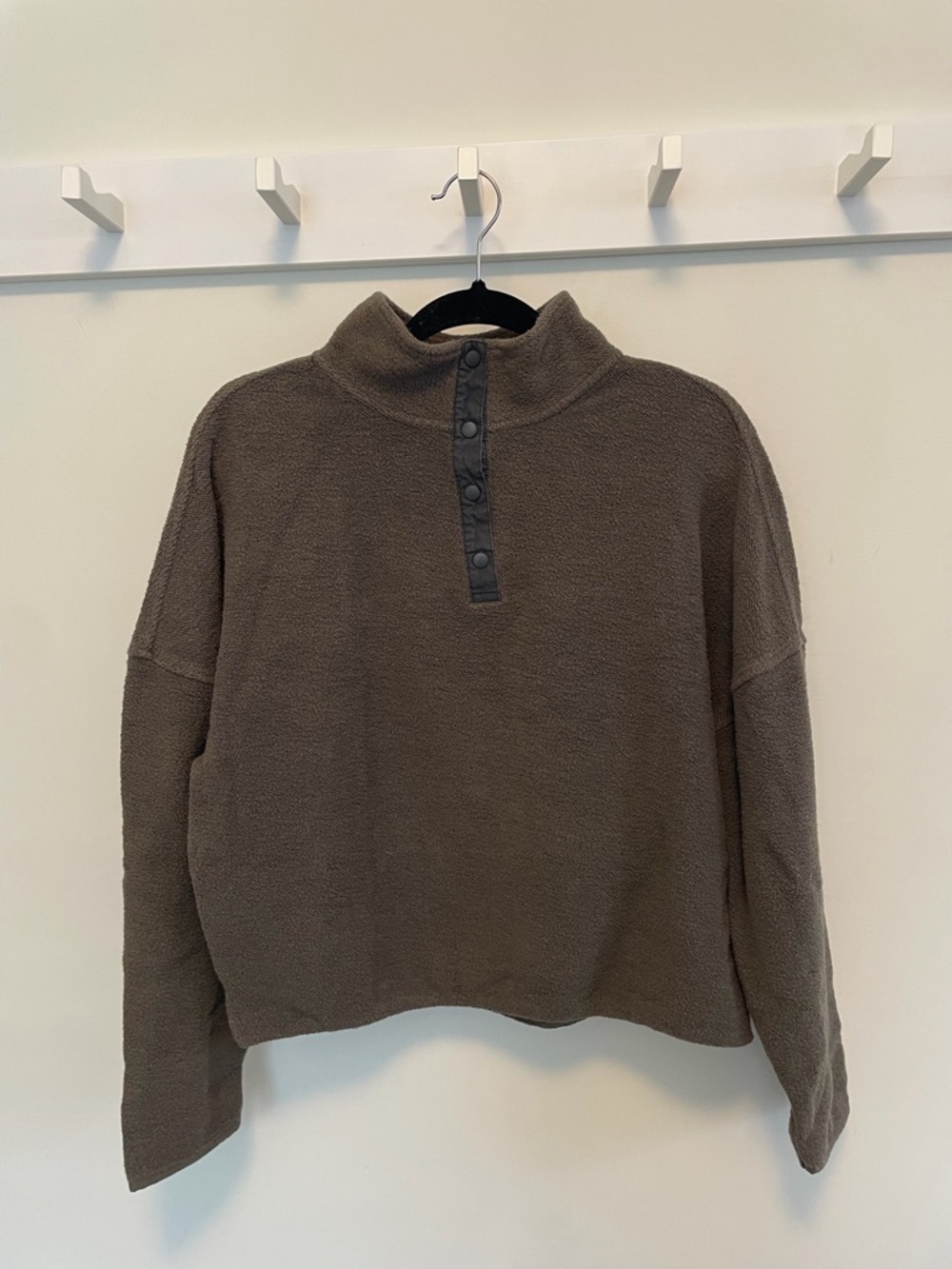 Roots Sherpa Pullover — Olive